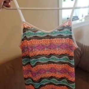 No boundaries fringed&frayed tank